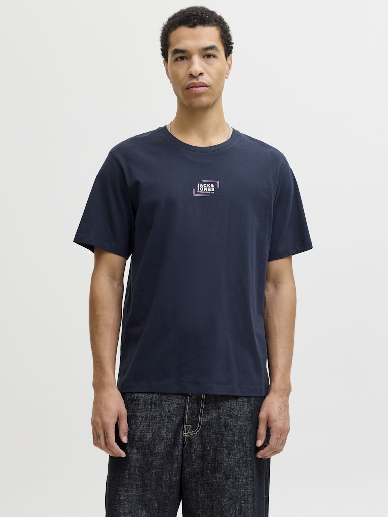 JJCORP GRAPHIC TEE SS O-NECK LN
