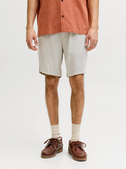JPSTACE MYKONOS LINEN BLEND SHORTS REG