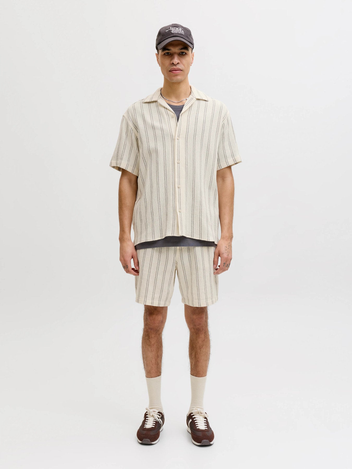 JJECOBA STRIPE RESORT SHIRT SS SN