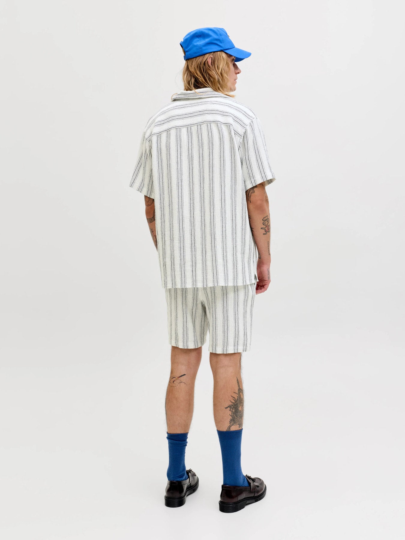 JJECOBA STRIPE RESORT SHIRT SS SN