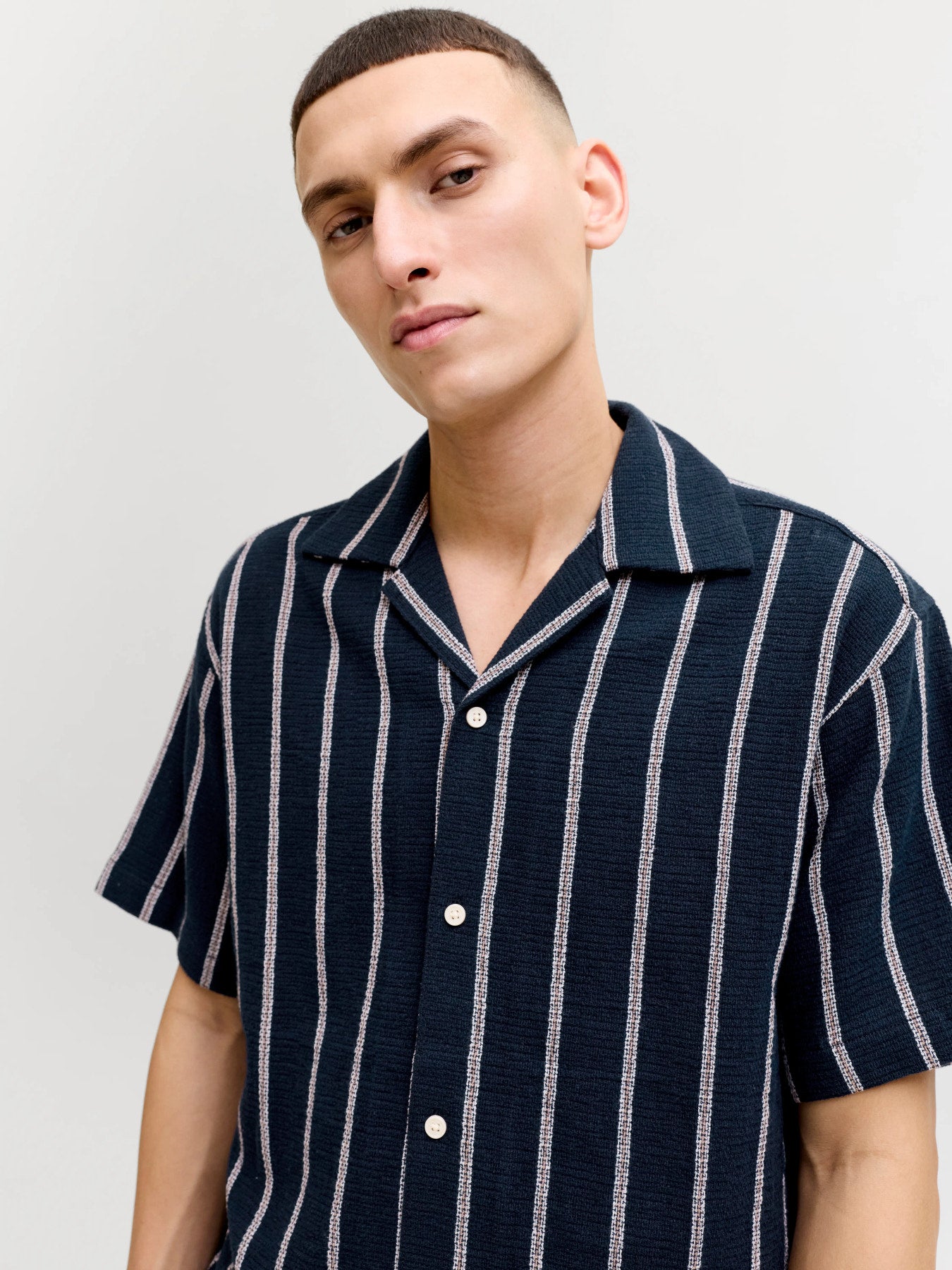 JJECOBA STRIPE RESORT SHIRT SS SN