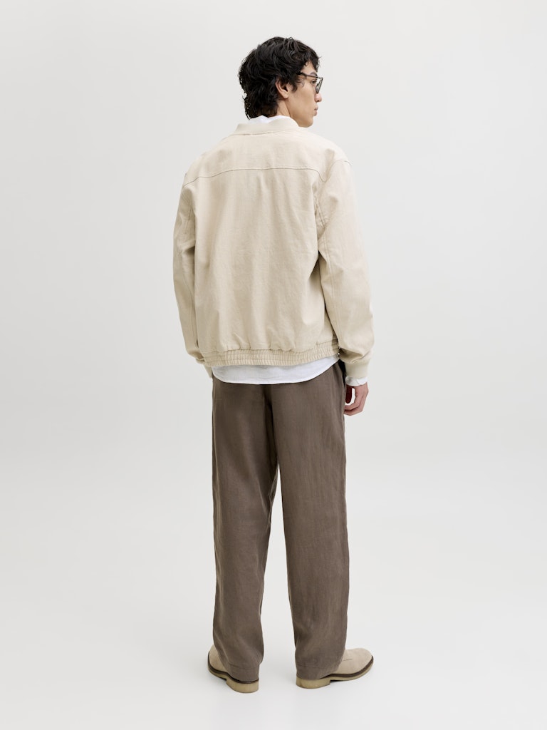 JPRBLALEISTER-LINEN-BLEND-BOMBER-JKT-LN