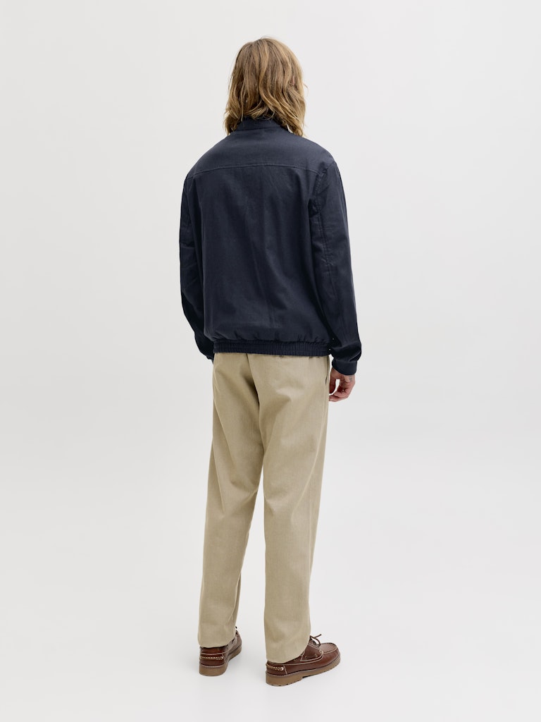 JPRBLALEISTER-LINEN-BLEND-BOMBER-JKT-LN