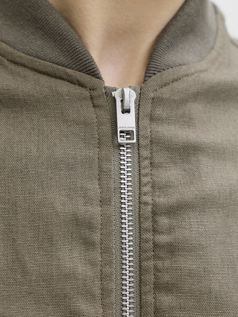 JPRBLALEISTER-LINEN-BLEND-BOMBER-JKT-LN