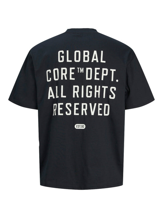 JCOCONCRETE TEXT BACK TEE SS CREW NECK