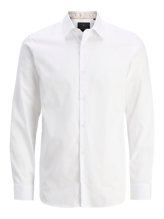 JPRBLABARNES DETAIL DOBBY L/S SHIRT LN