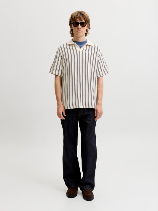 JPRBLUHARRY SS SPLIT NECK POLO SN