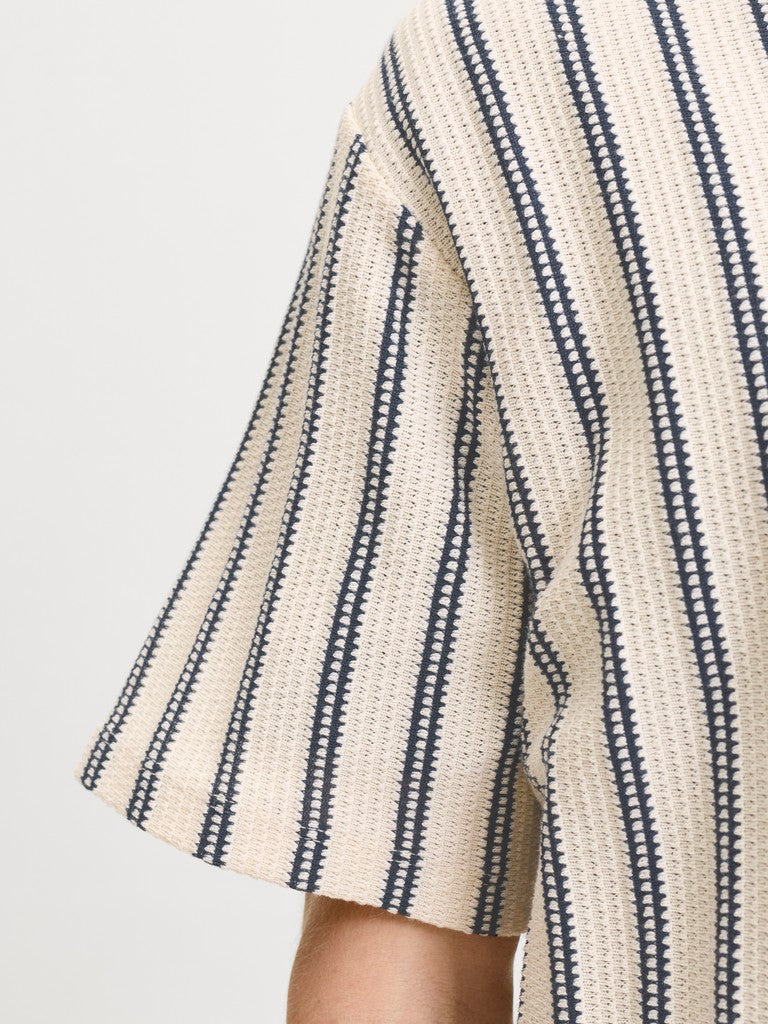 JPRBLUHARRY SS SPLIT NECK POLO SN