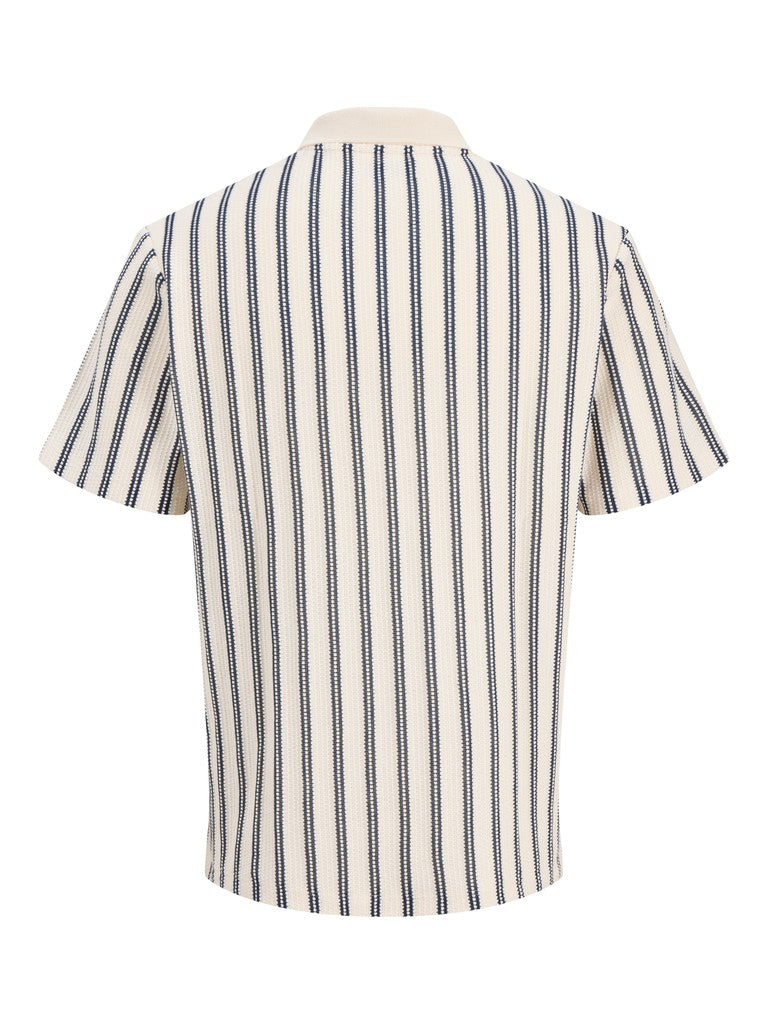JPRBLUHARRY SS SPLIT NECK POLO SN