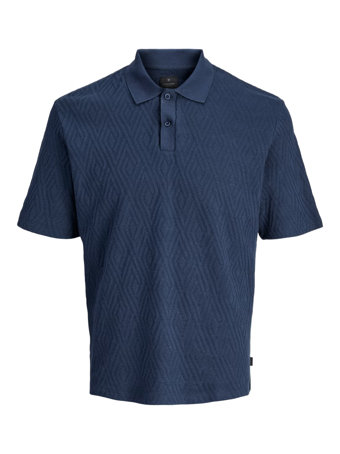 JPRBLUHARRY SS SPLIT NECK POLO SN