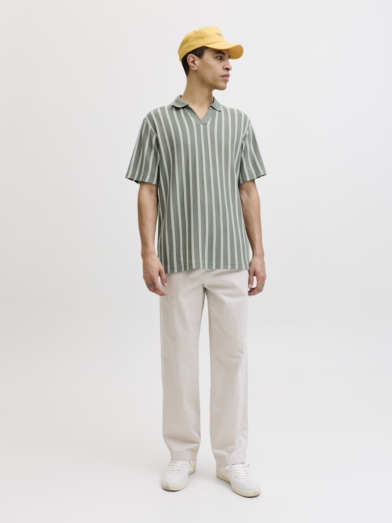 JPRBLUHARRY SS SPLIT NECK POLO SN