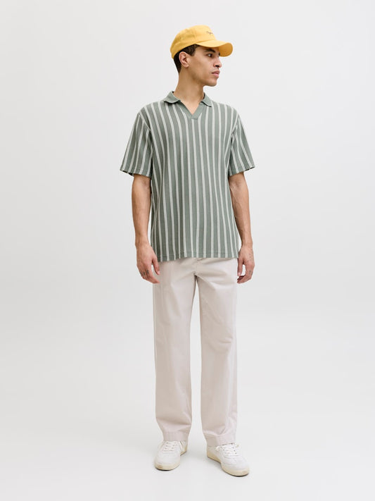 JPRBLUHARRY SS SPLIT NECK POLO SN