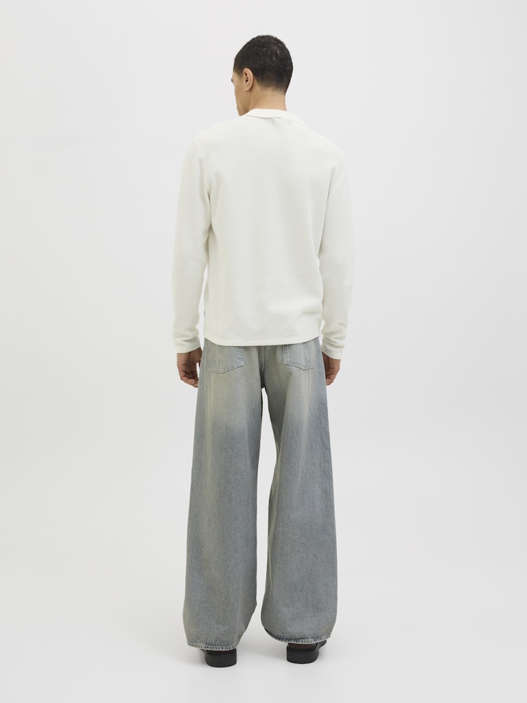 JJEGEORGE KNIT POLO LS SN