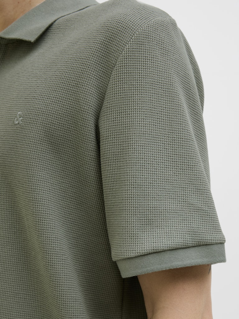 JJEAUSTIN ZIP POLO SS NOOS