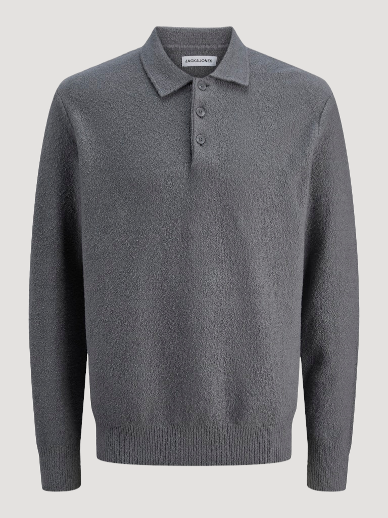JJSPENCE KNIT POLO LS