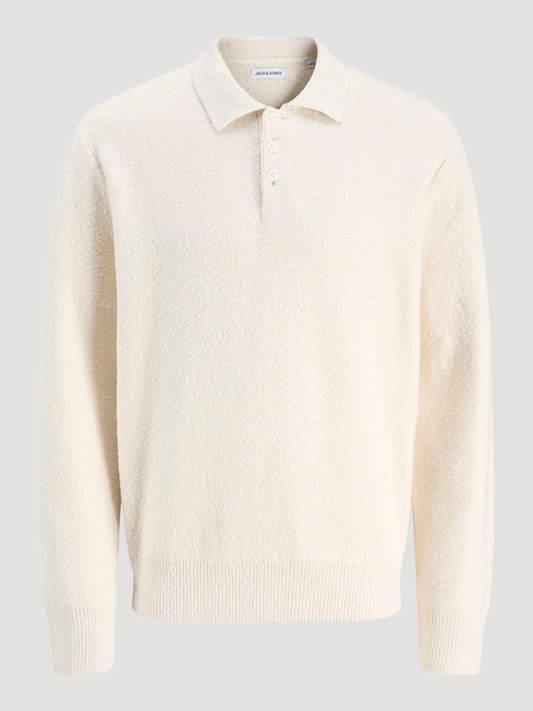 JJSPENCE KNIT POLO LS