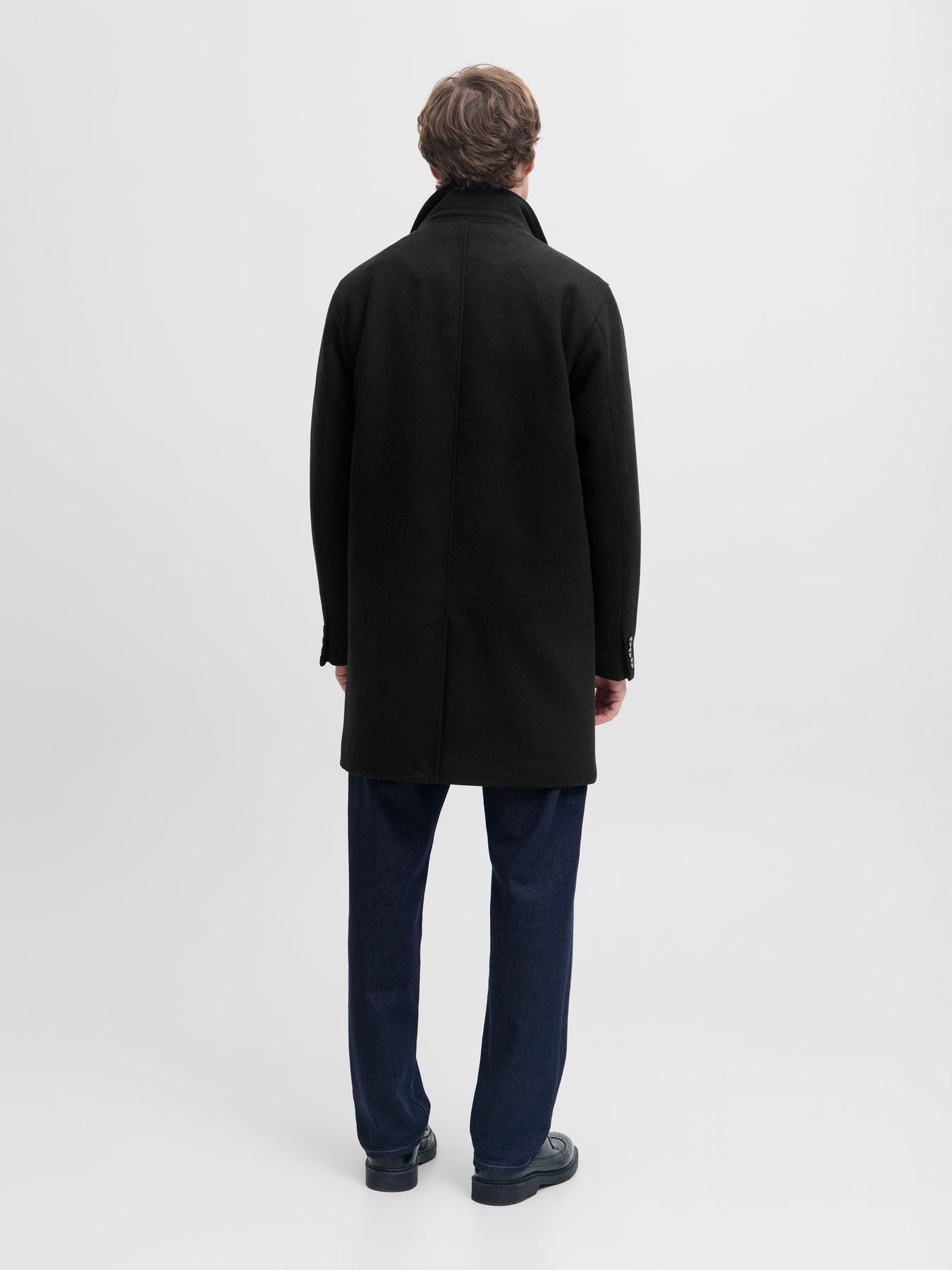 JPRCCKEITH WOOL BLEND STANCOLLAR COAT SN