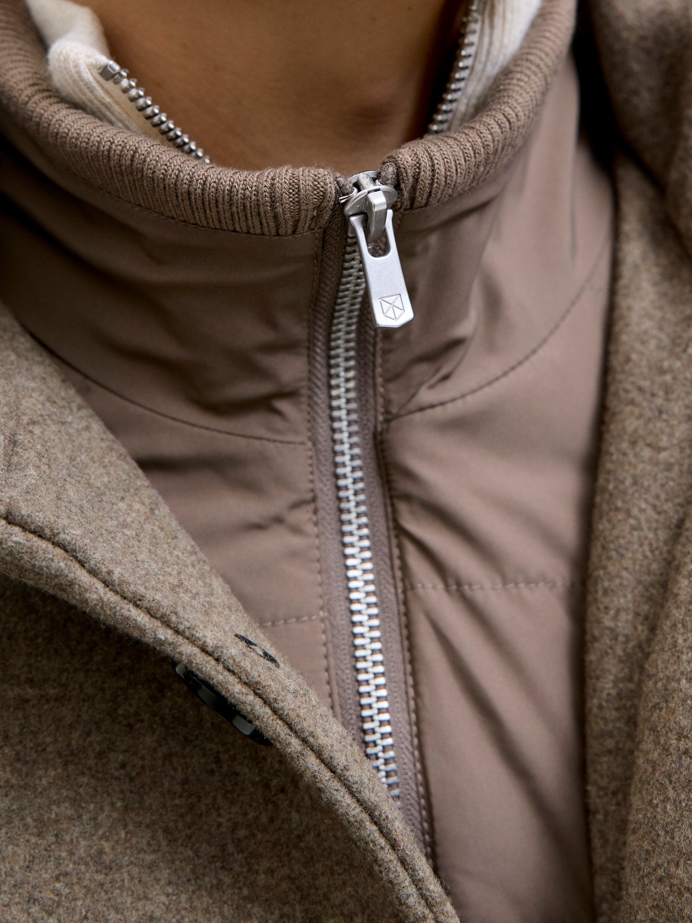 JPRCCKEITH WOOL BLEND STANCOLLAR COAT SN