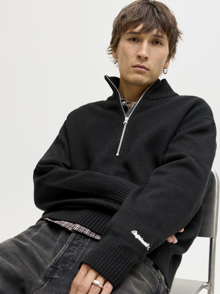 JORNORREBRO KNIT HALF ZIP SN