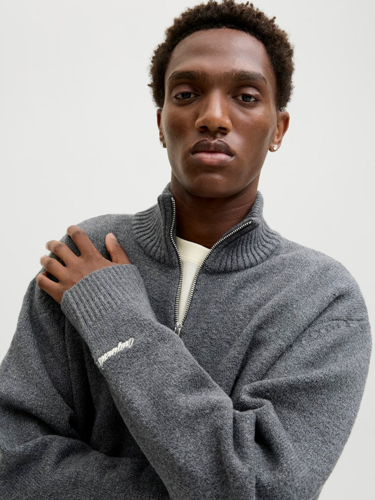 JORNORREBRO KNIT HALF ZIP SN