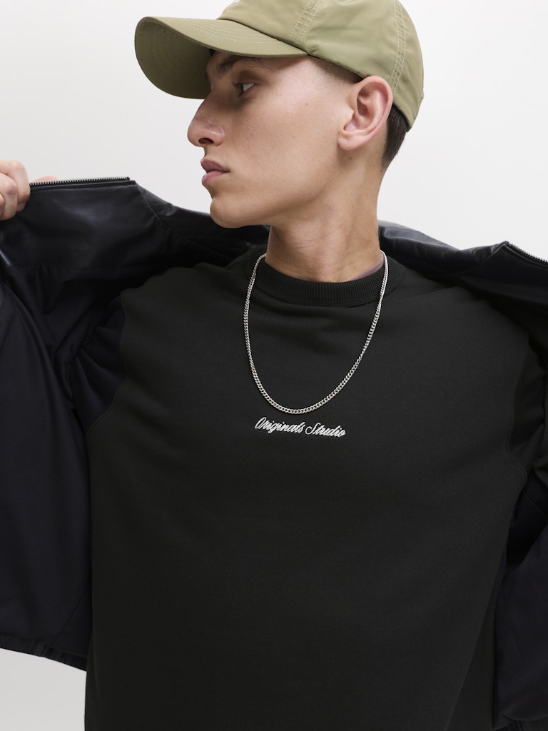 JORNORREBRO EMB SWEAT CREW NOOS