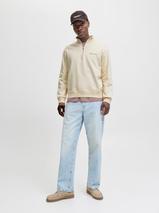 JORNORREBRO EMB SWEAT HIGH NECK NOOS