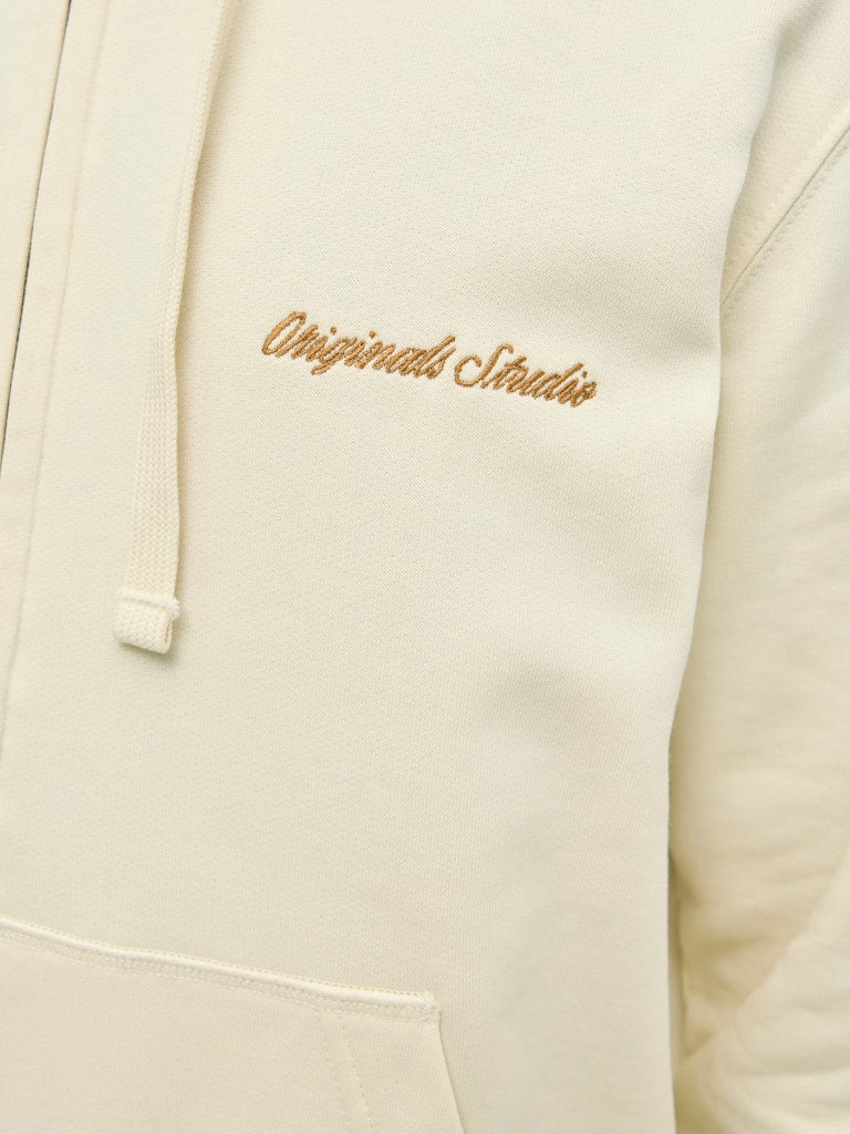 JORNORREBRO EMB SWEAT ZIP HOOD NOOS