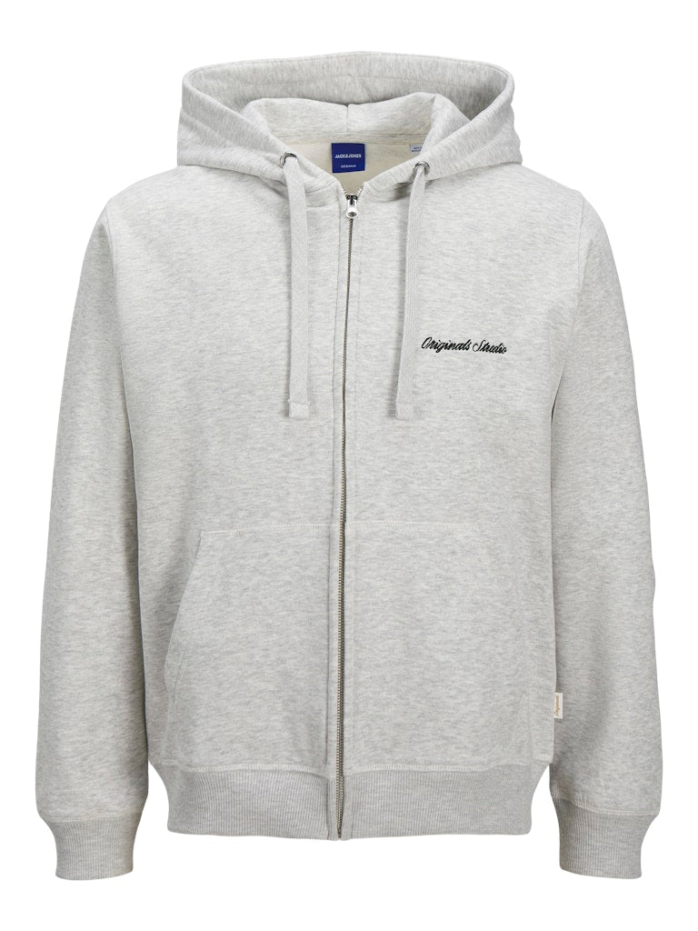 JORNORREBRO EMB SWEAT ZIP HOOD NOOS
