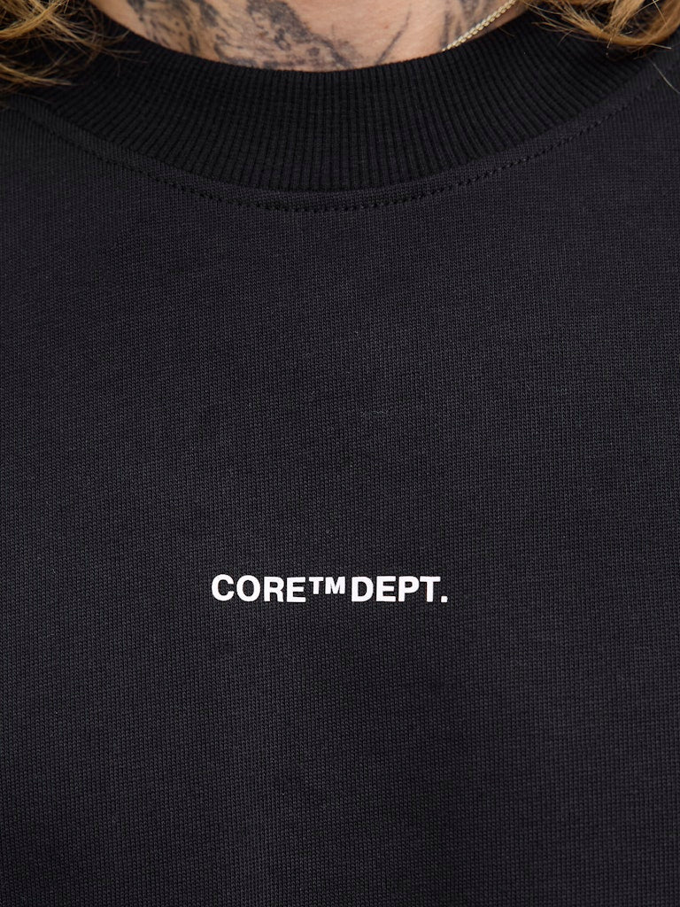JCOCOVER SCRIPT BACK TEE SS CREW NECK LN