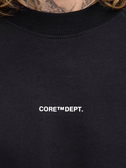 JCOCOVER SCRIPT BACK TEE SS CREW NECK LN