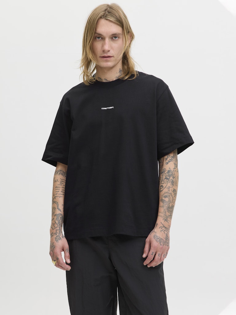 JCOCOVER SCRIPT BACK TEE SS CREW NECK LN