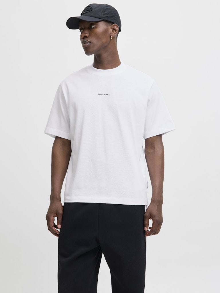 JCOCOVER SCRIPT BACK TEE SS CREW NECK LN
