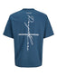 JCOCOVER SCRIPT BACK TEE SS CREW NECK LN