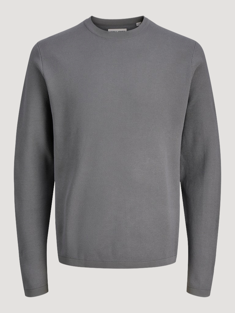 JCOSTANCE KNIT BADGE CREW NECK