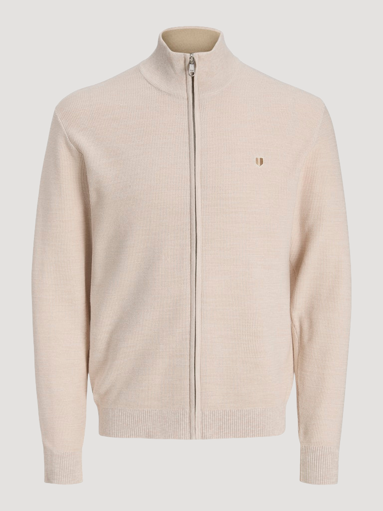 JPRBLUREX KNIT FULL ZIP CARDIGAN LN