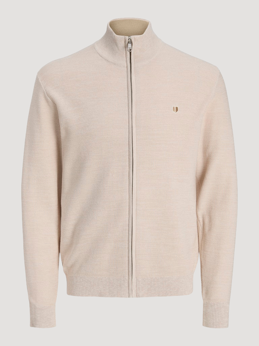 JPRBLUREX KNIT FULL ZIP CARDIGAN LN