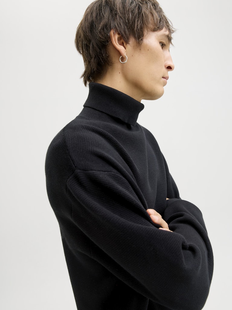 JPRBLAMILANO STITCH KNIT ROLL NECK