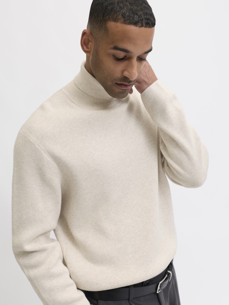 JPRBLAMILANO STITCH KNIT ROLL NECK