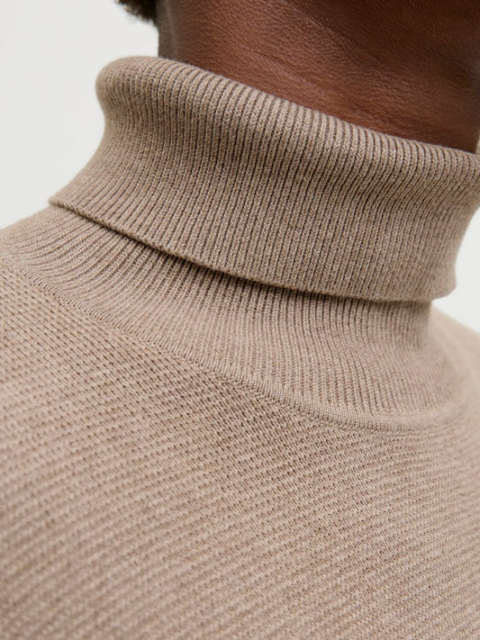 JPRBLAMILANO STITCH KNIT ROLL NECK