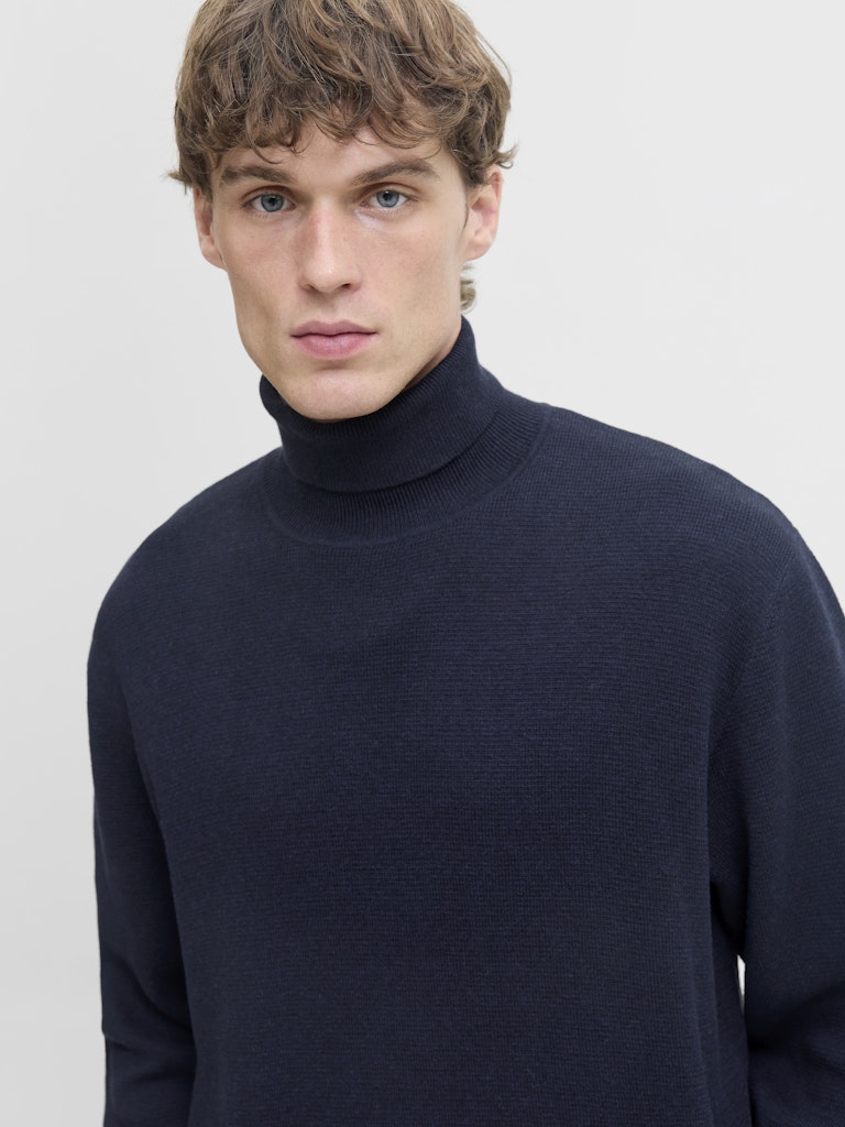 JPRBLAMILANO STITCH KNIT ROLL NECK