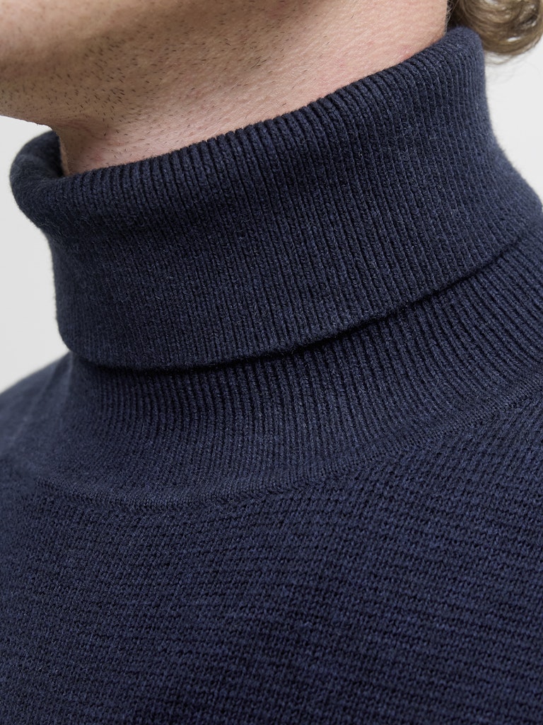 JPRBLAMILANO STITCH KNIT ROLL NECK