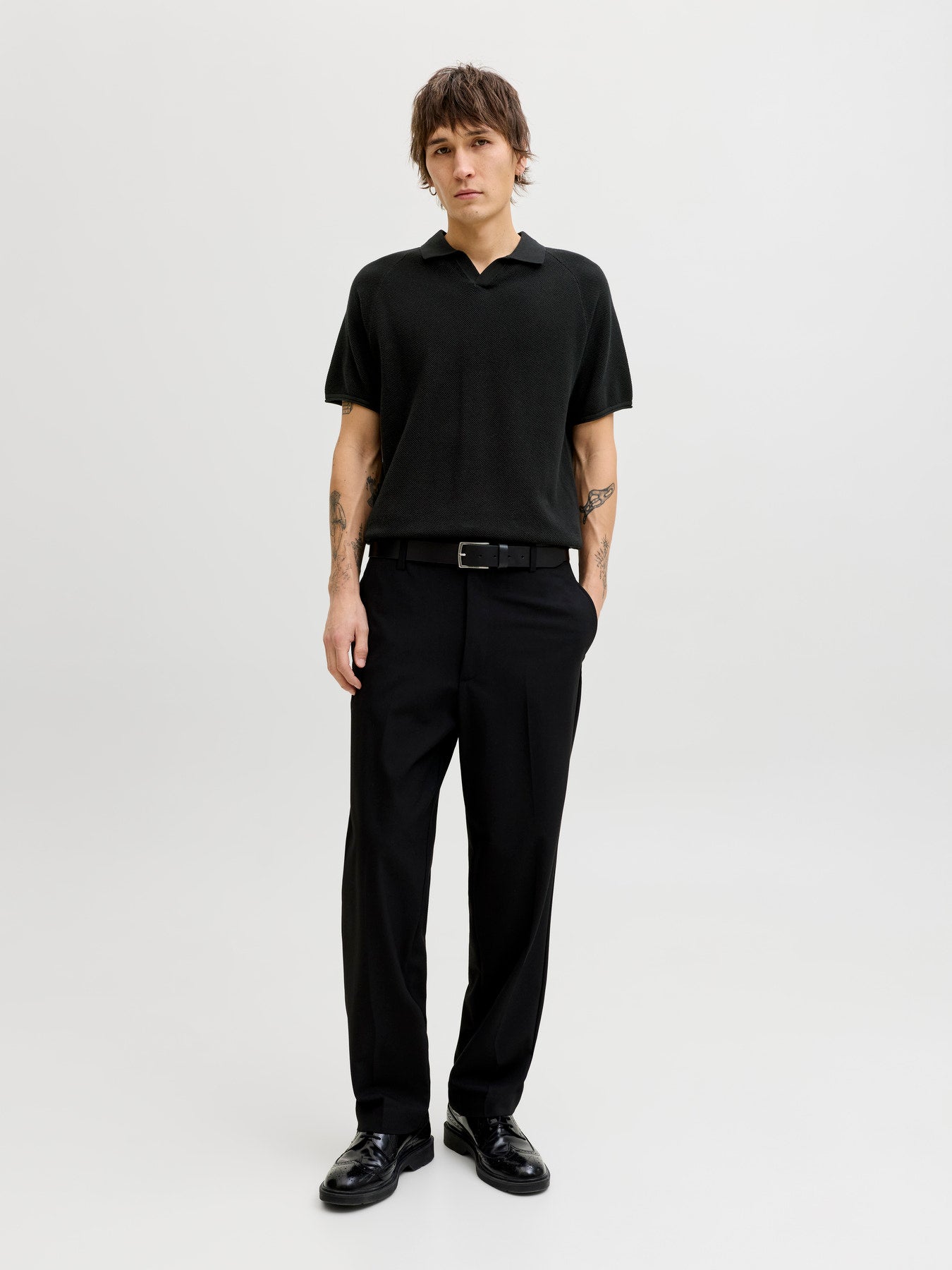 JJHILL KNIT SPLIT NECK SS26