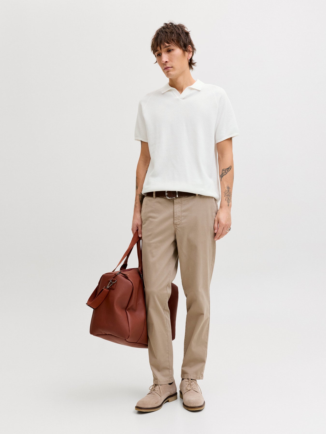 JJHILL KNIT SPLIT NECK SS26