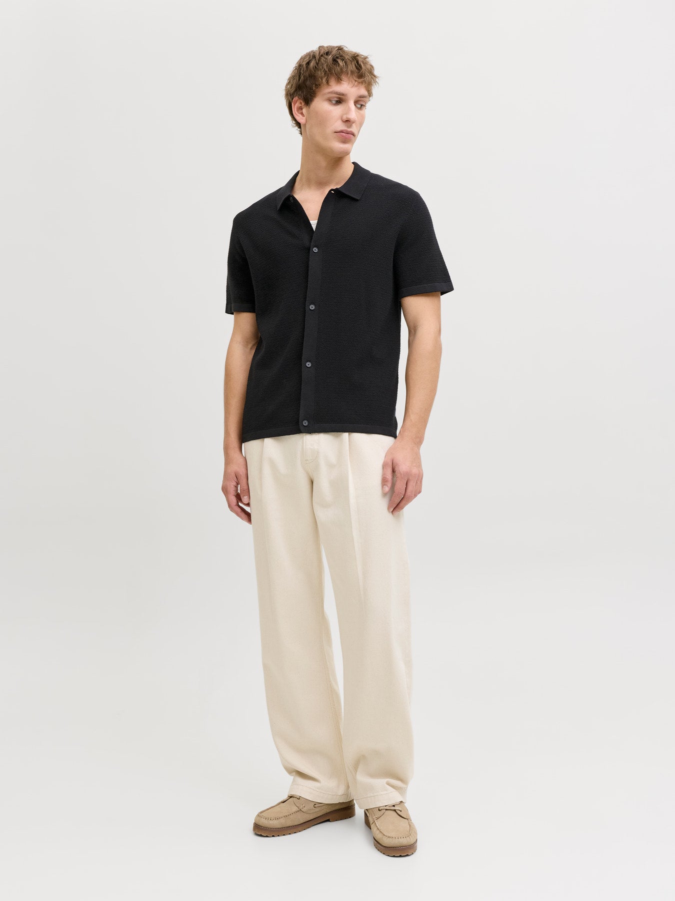 JJEGEORGE KNIT SHIRT SS SN