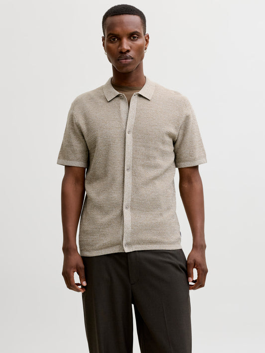 JJEGEORGE KNIT SHIRT SS SN