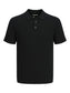 JJEEMIL KNIT CABLE POLO SS LN