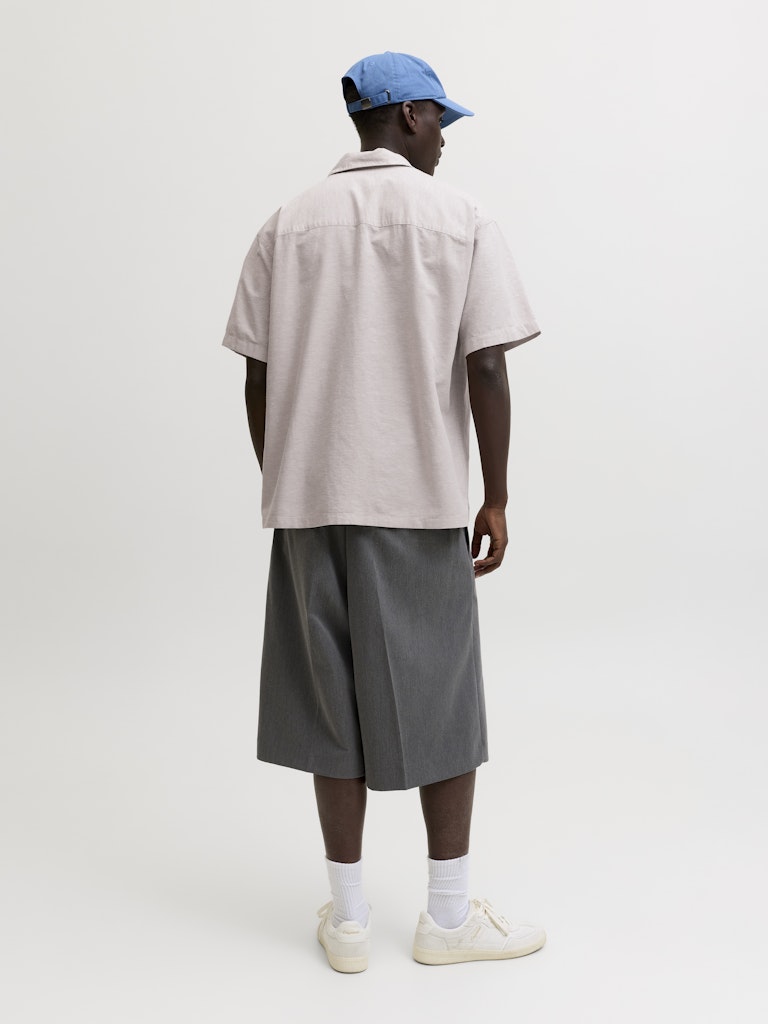 JJEBREEZE LINEN BLEND RESORT SHIRT SS SN