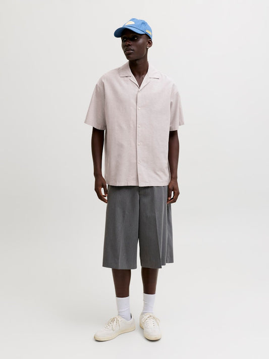 JJEBREEZE LINEN BLEND RESORT SHIRT SS SN