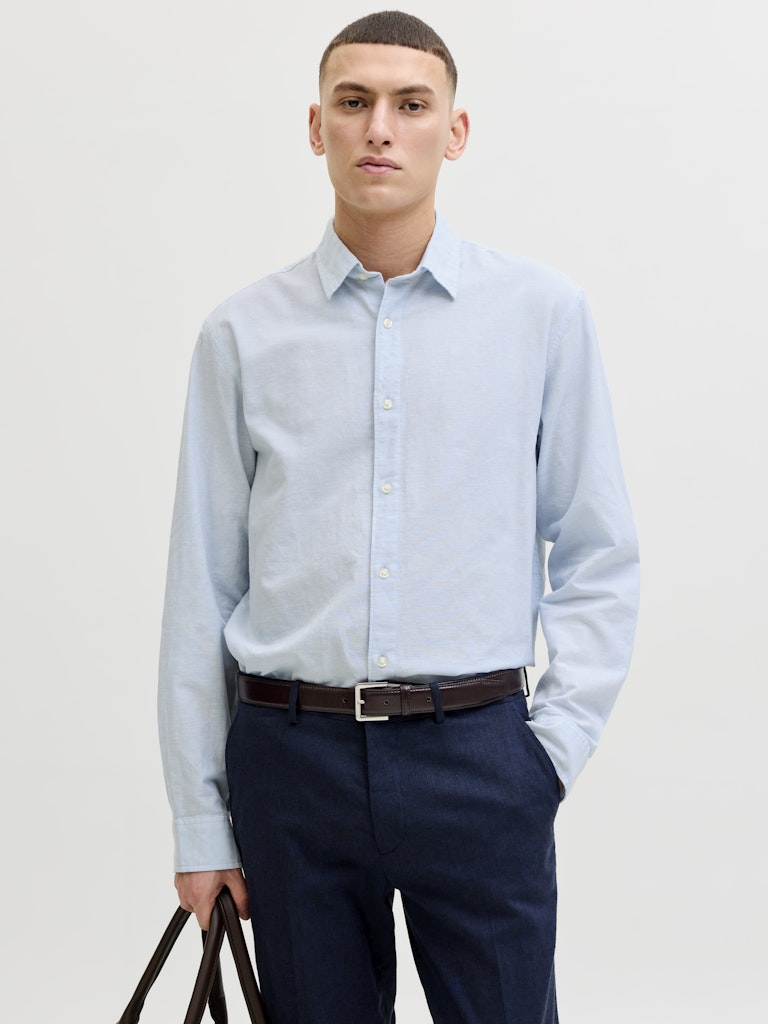 JJEBREEZE-LINEN-BLEND-SHIRT-L/S-SN