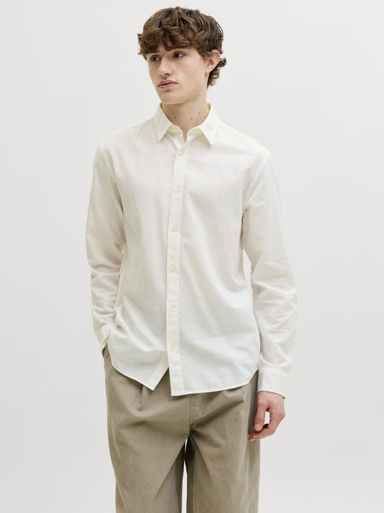 JJEBREEZE-LINEN-BLEND-SHIRT-L/S-SN